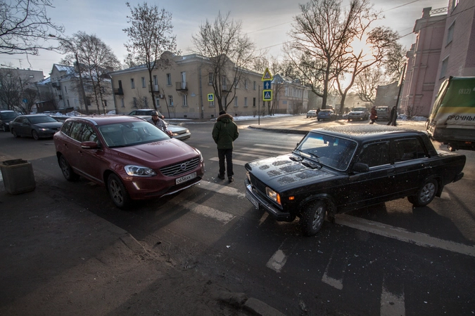 Створ улиц Оскаленко и Школьной