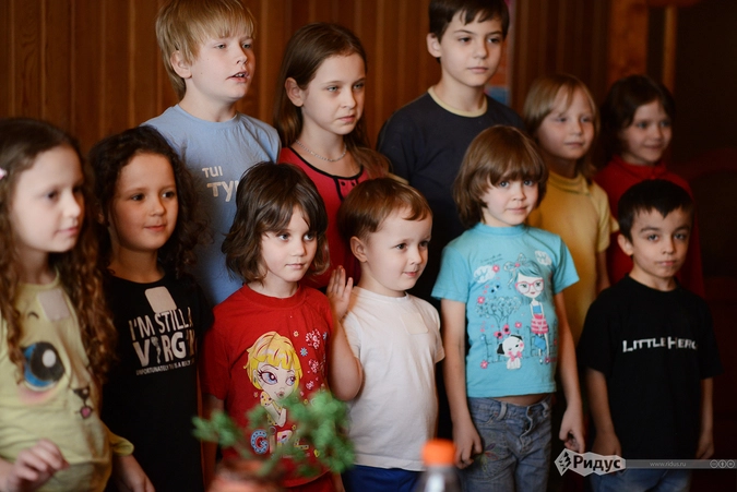 Все дети вместе (исключая младшую Варю и старшую Руслану.)