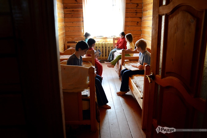 Вторая спальня детей. Она же читальня