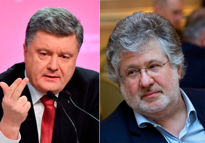 Петр Порошенко и Игорь Коломойский