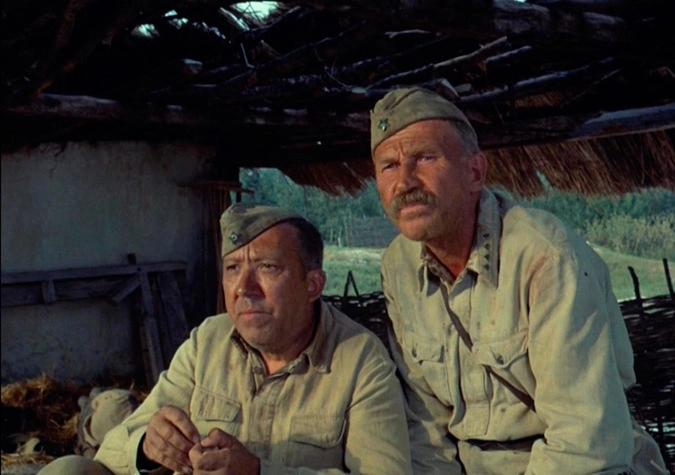 Кадр из фильма "Они сражались за Родину"