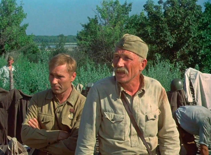 Кадр из фильма "Они сражались за Родину"