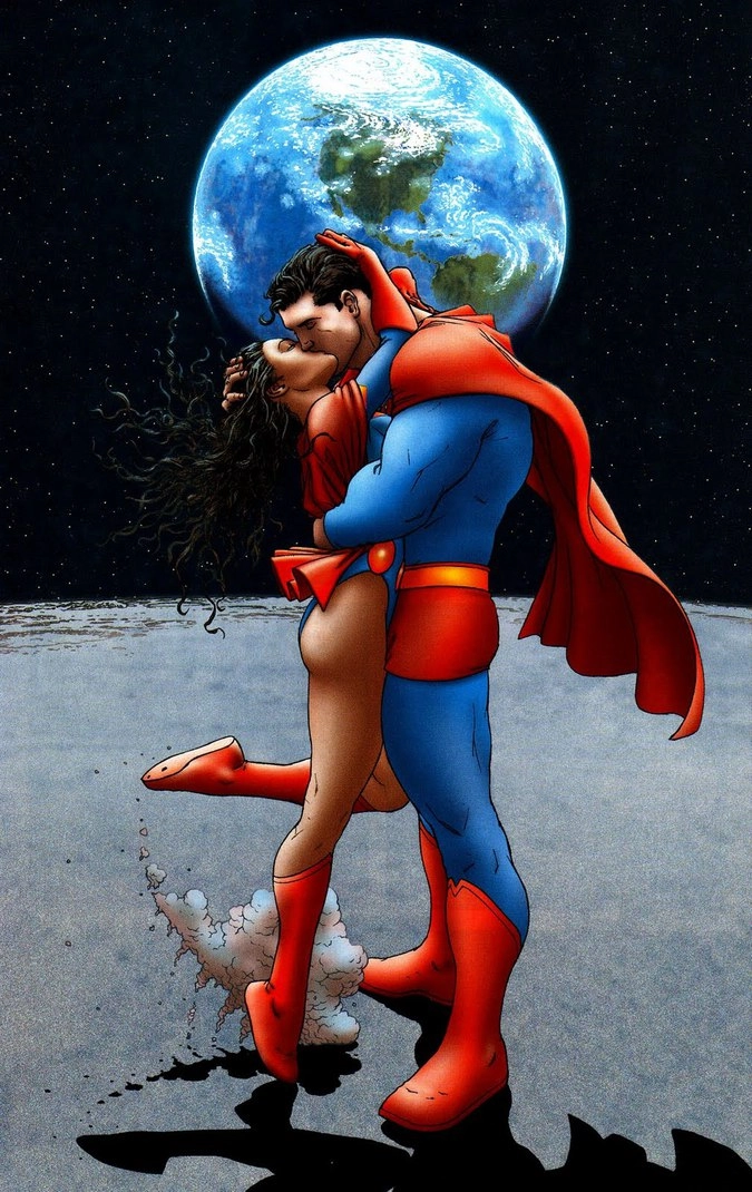 Иллюстрация из графического романа «Все звёзды. Супермен»