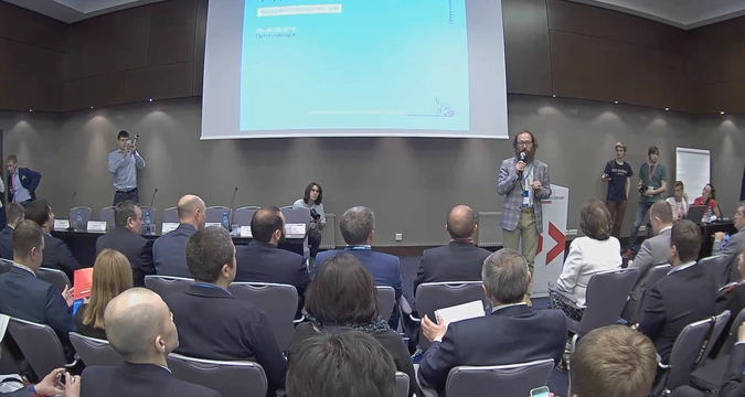 Во время форума «Сообщество» в Петрозаводске.