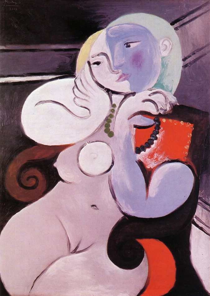 Пабло Пикассо "Женщина в красном кресле" 