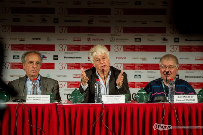 На пресс-конференции по фильму "Тотем волка" в рамках 37-го ММКФ