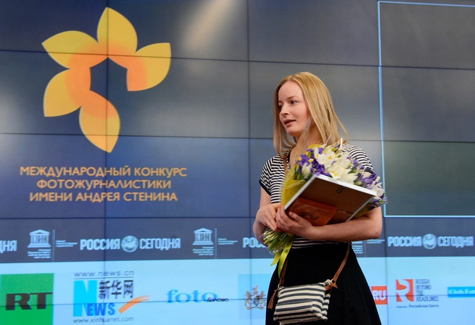 Обладатель "Гран-при" Международного конкурса фотожурналистики имени Андрея Стенина Елена Аносова 