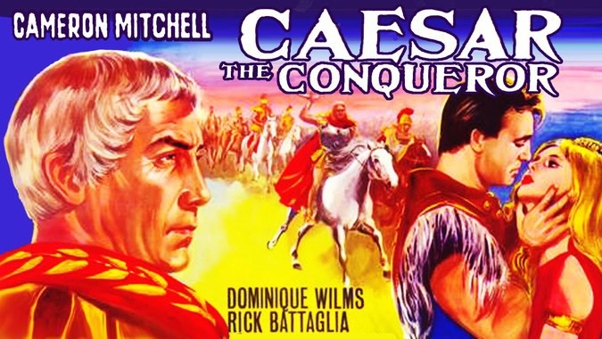 Афиша фильма «Юлий Цезарь, завоеватель Галлии» (1962)