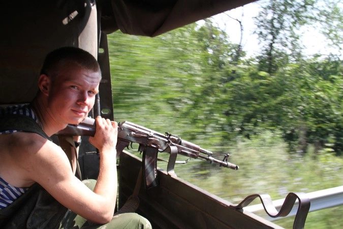 Ополченец-проводник Женя