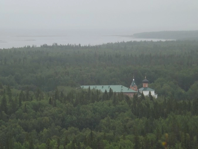 Вид с Секирной горы