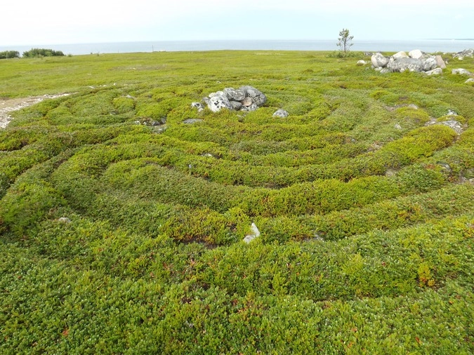 Каменный лабиринт на Большом Заяцком острове