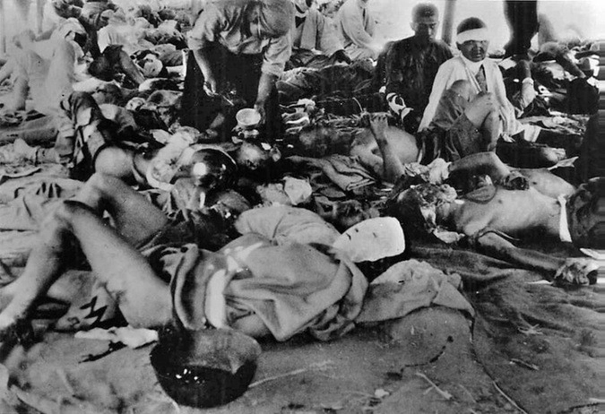 Жертвы атомной бомбардировки в Хиросиме