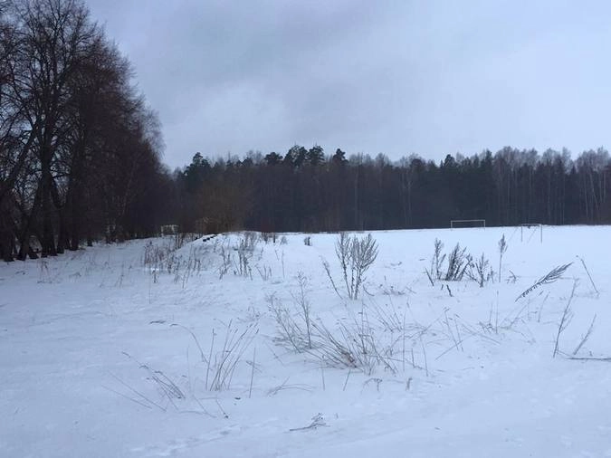 Место, где находилась "простонародная" трибуна.
