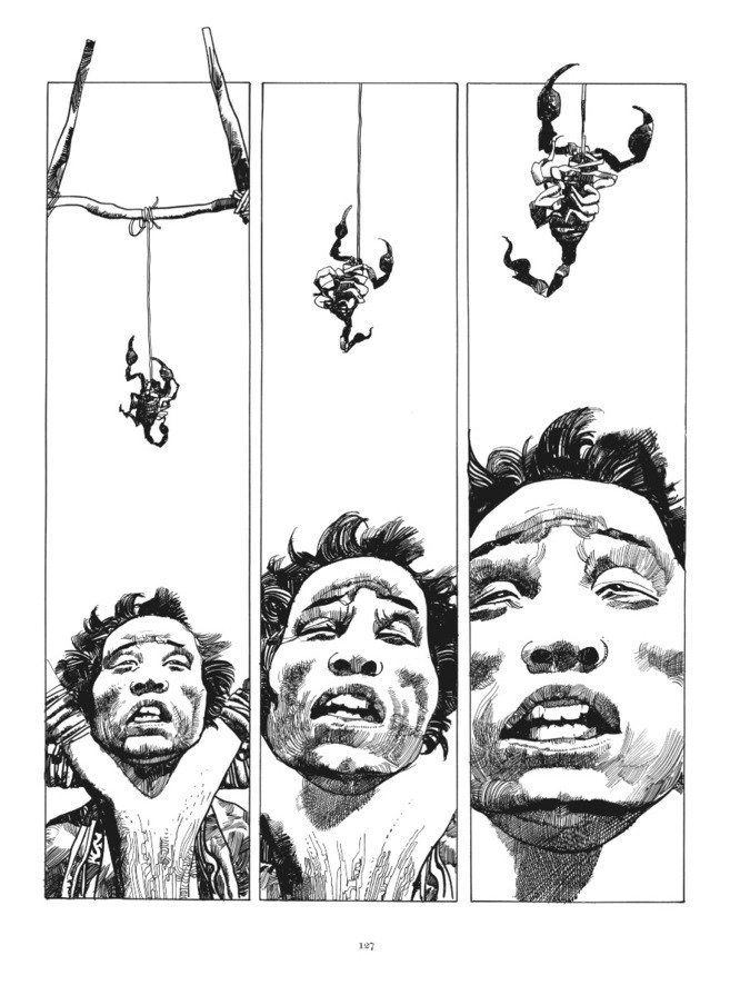 Страница из графического романа Серджо Топпи «Коллекционер»