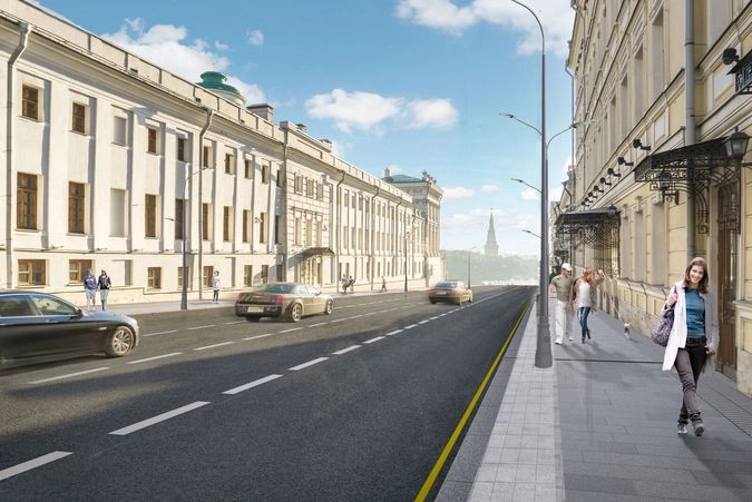 Улица Знаменка.