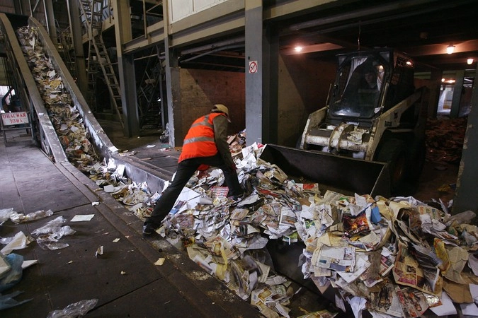 Работа Комплексного предприятия по санитарной очистке. 