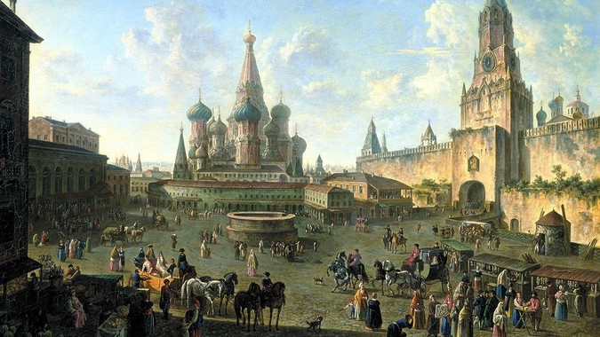 Красная площадь в Москве