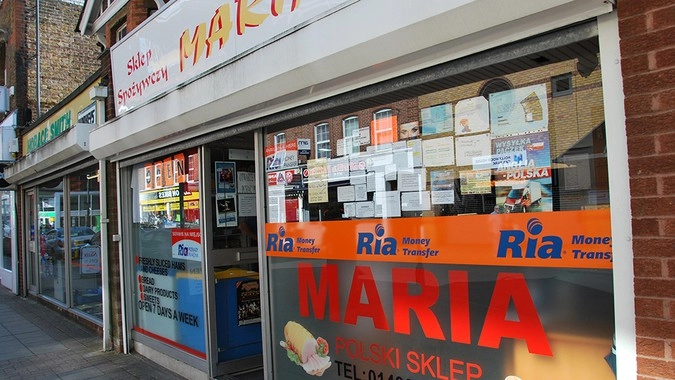 Польский магазин в Англии