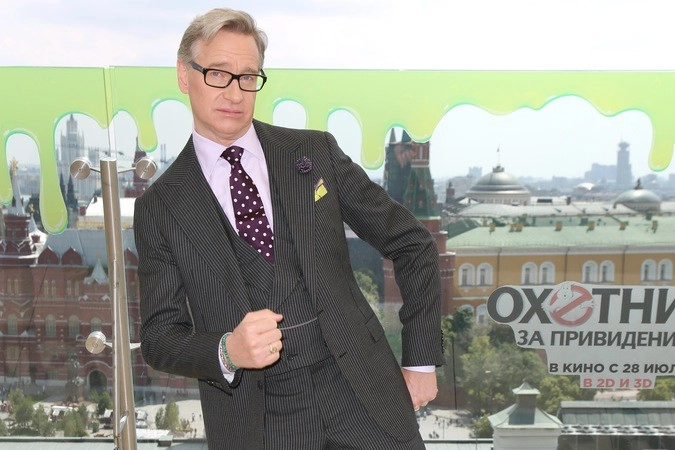 Режиссёр Пол Фиг на фотоколле в Москве