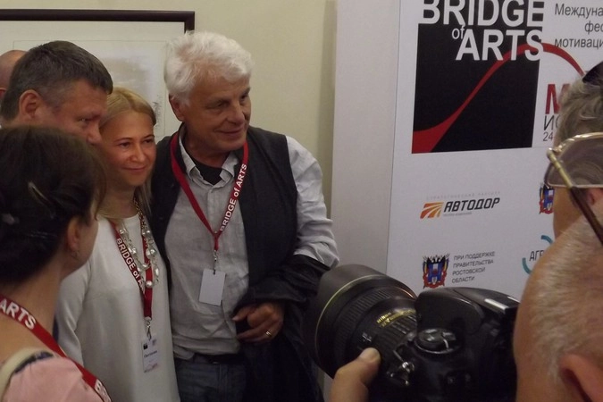 Микеле Плачидо на фестивале «Bridge of Arts» в Ростове-на-Дону