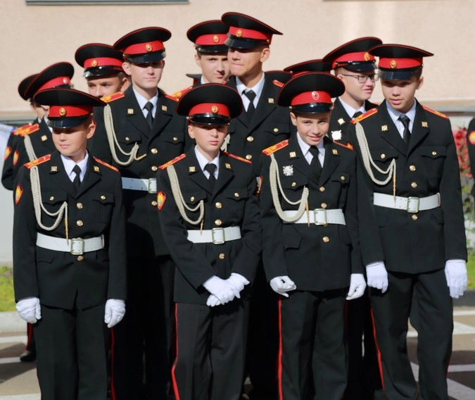 Кадеты перед "линейкой"