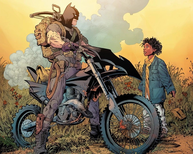 Фрагмент иллюстрации из графического романа Скотта Снайдера и Грега Капулло «Бэтмен. Книга 4: Нулевой год. Тайный город»