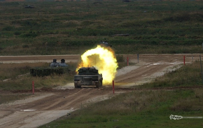 Огонь ведет «Спрут-СД»