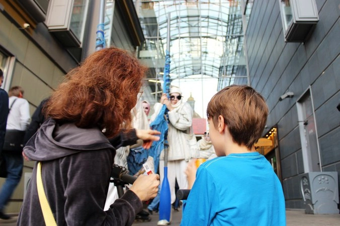 Флешмоб Московского театра кукол "Зима близко"