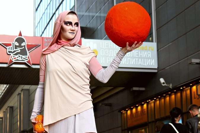 Флешмоб Московского театра кукол "Зима близко"