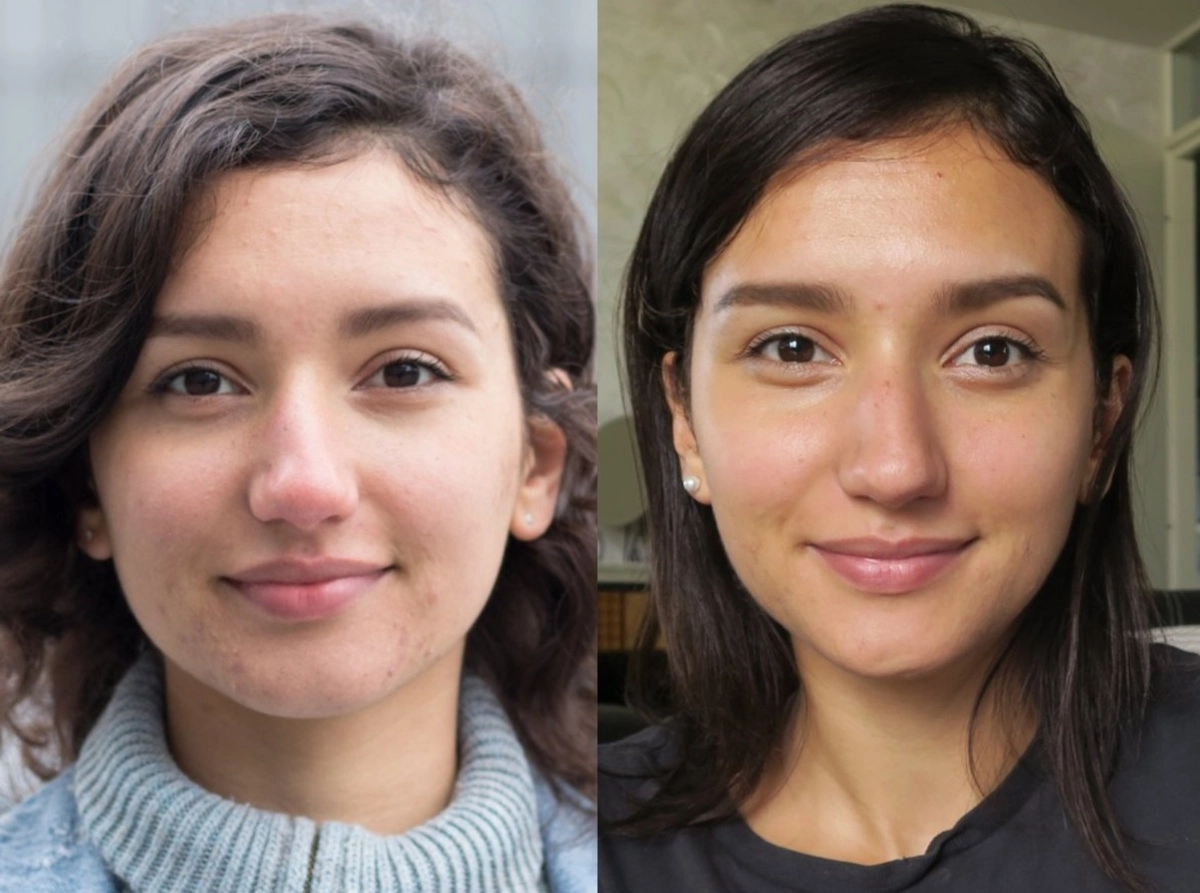 Как люди становятся девушки. До и после. Сахарное лицо до и после отказа. До и после веганства.