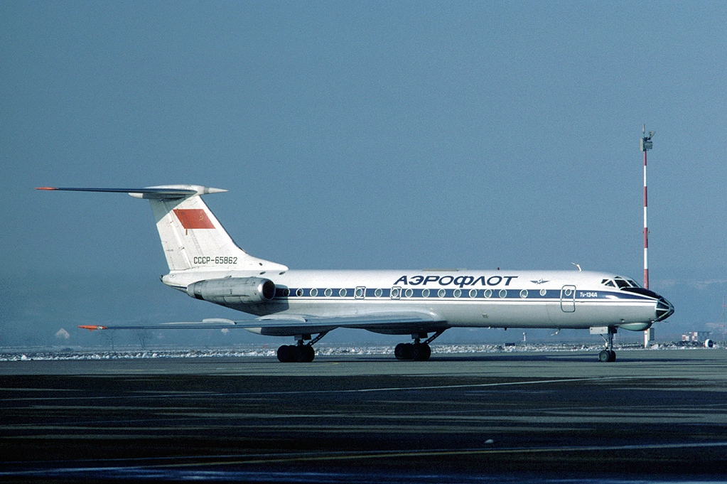 Ту-134 а/к «Аэрофлот», идентичный разбившемуся.
