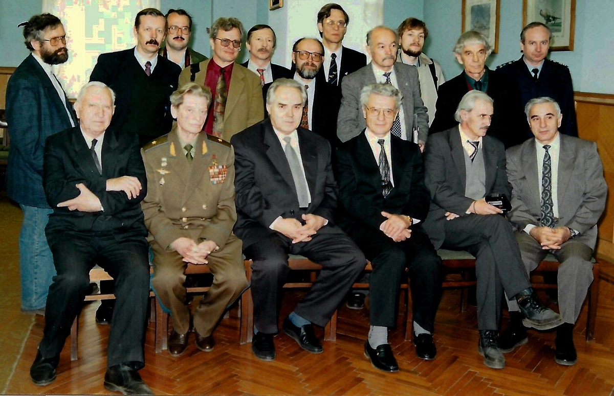 М.П.Симонов с журналистами