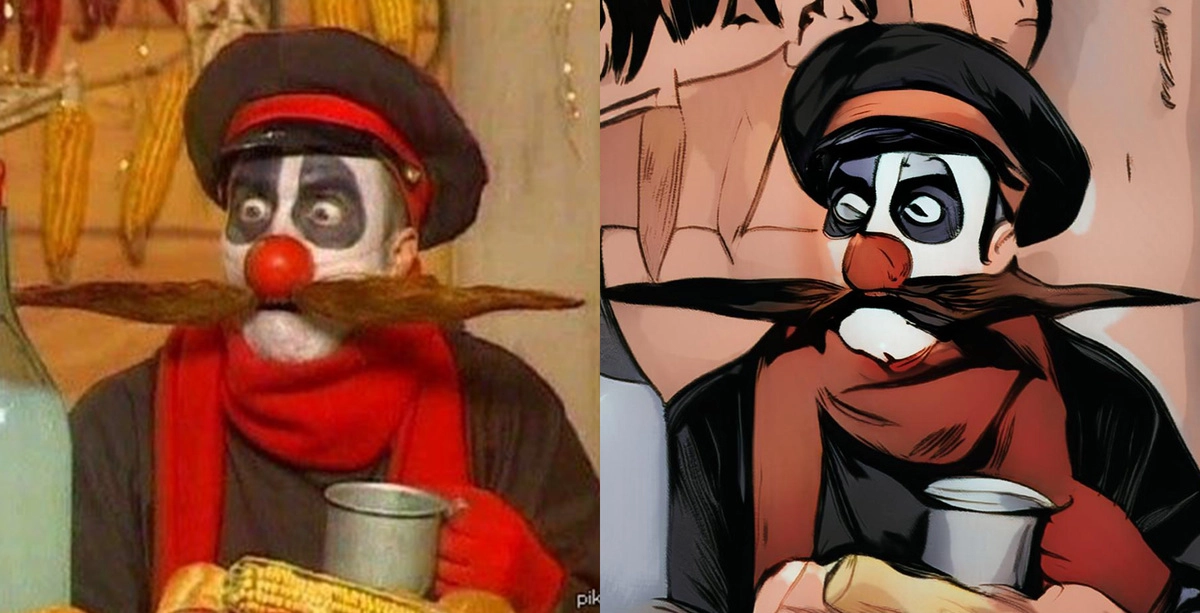 Персонаж из «Деревни дураков»