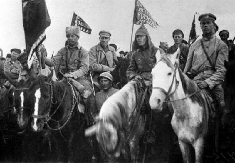Кавалеристы 1-й Конной армии. 