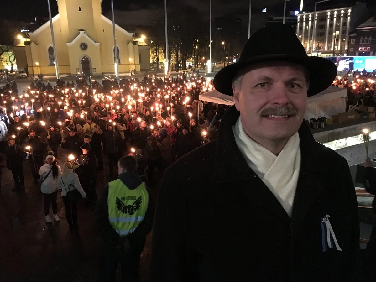 Спикер парламента Эстонии Хенн Пыллуаас.