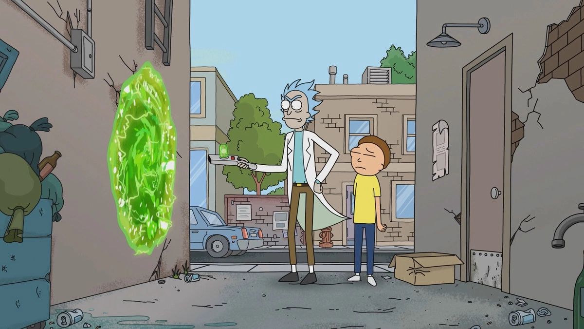 Кадр из мультфильма «Рик и Морти»