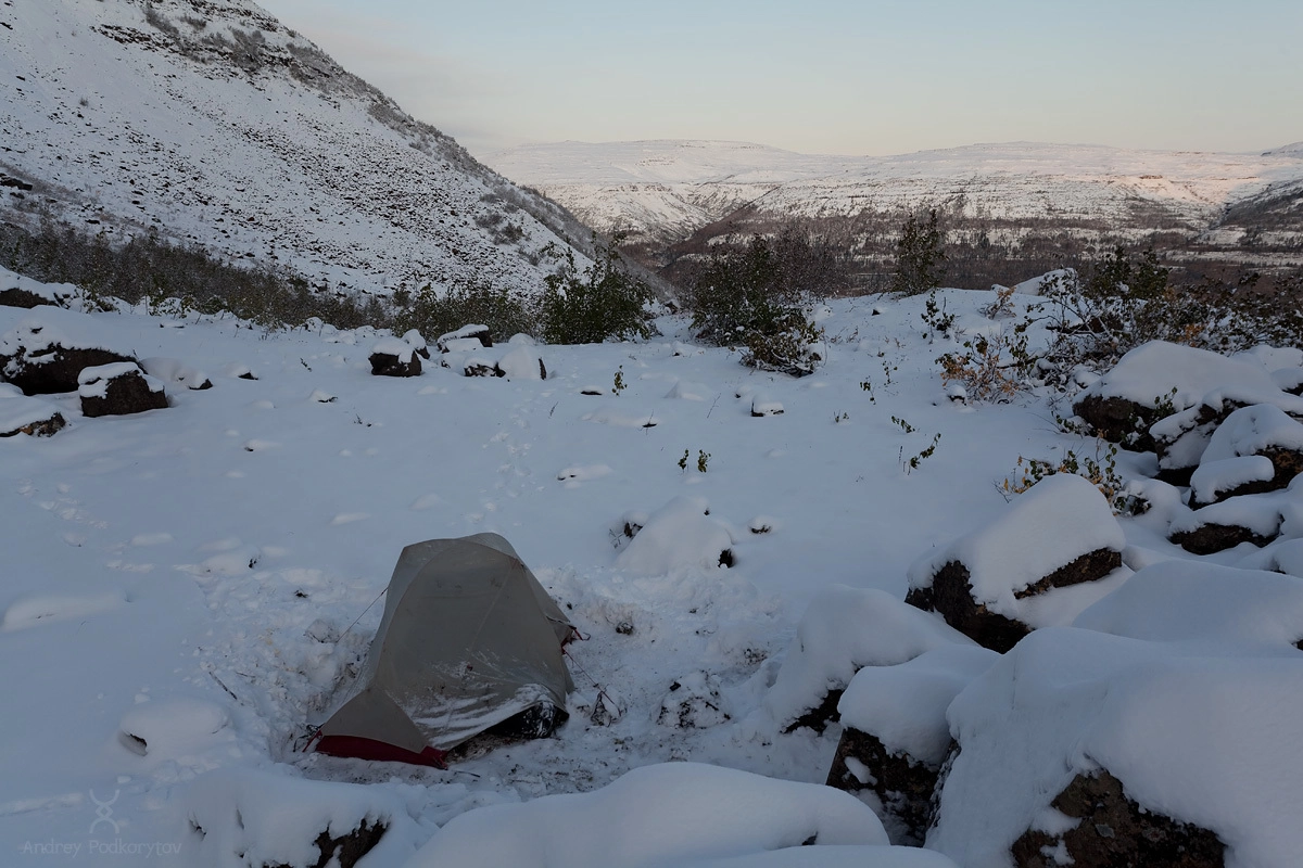 Район устья реки Дапту. Плато Путорана. Район устья реки Дапту. Плато Путорана.