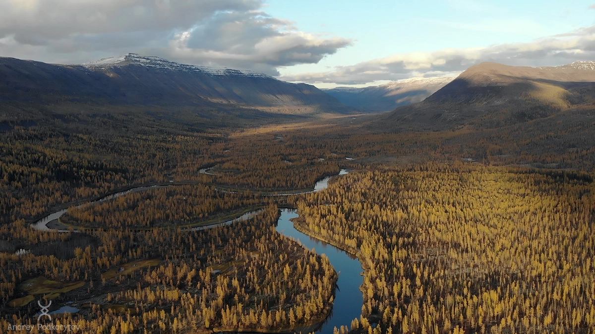 Долина реки Токингда. Плато Путорана. Долина реки Токингда. Плато Путорана.
