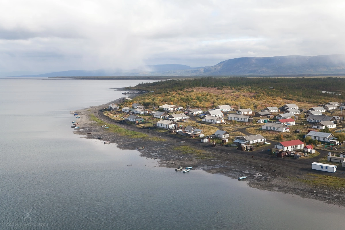 Посёлок Хантайское озеро. Плато Путорана.