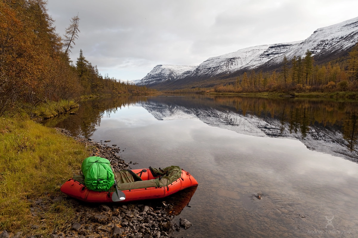 Река Иркинда, пакрафт Синица. Плато Путорана.