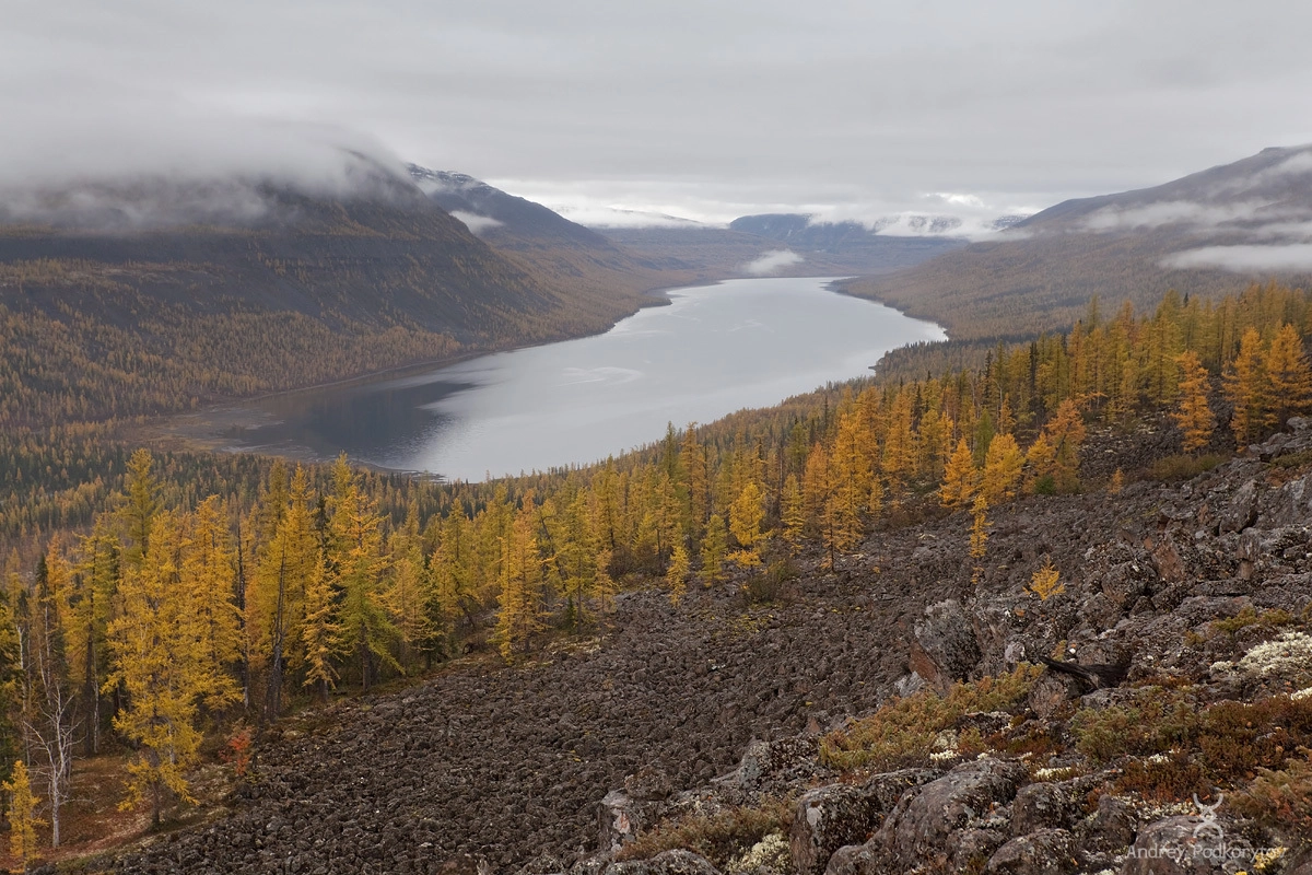 Восточный край озера Кета. Плато Путорана.
