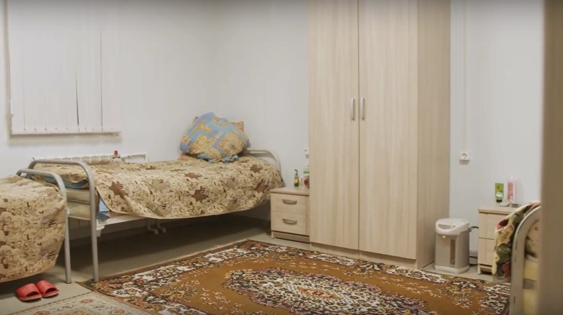 Так выглядит комната в общежитии технопарка. 