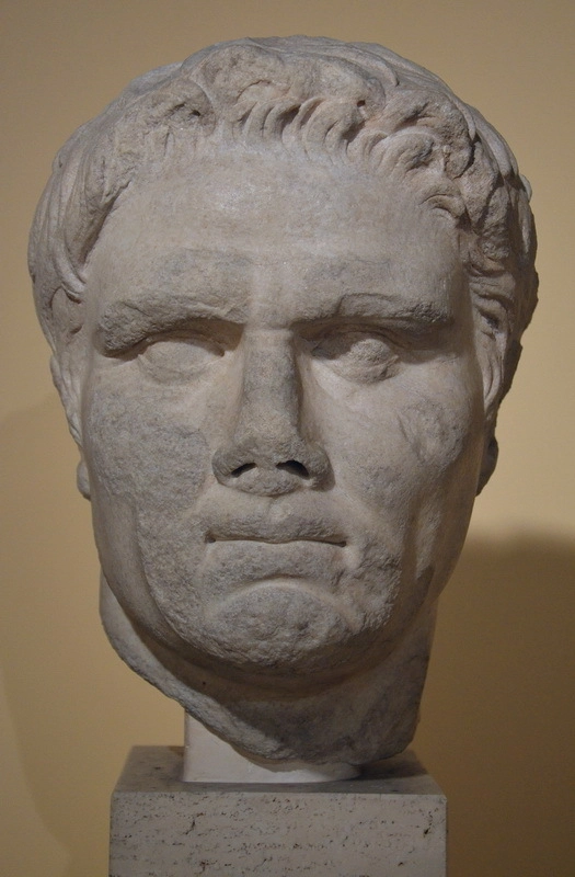 Марк Антоний. Бюст из музея Монтемартини, Рим. 