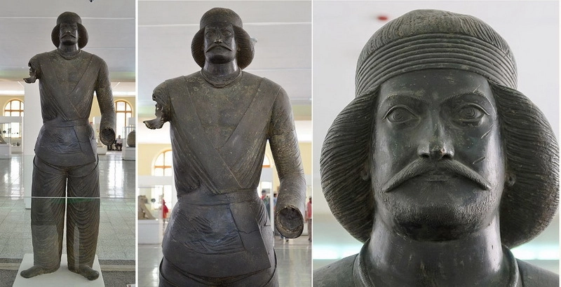 Бронзовая статуя парфянского аристократа из Шами, Хузистан, II–I века до н.э. Национальный музей Ирана, Тегеран. 