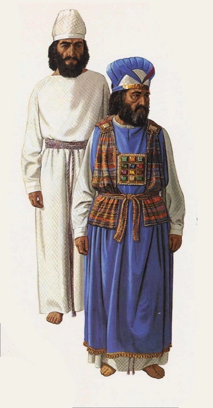 Первосвященник и жрец Иерусалимского храма. Реконструкция Питера Коннолли.