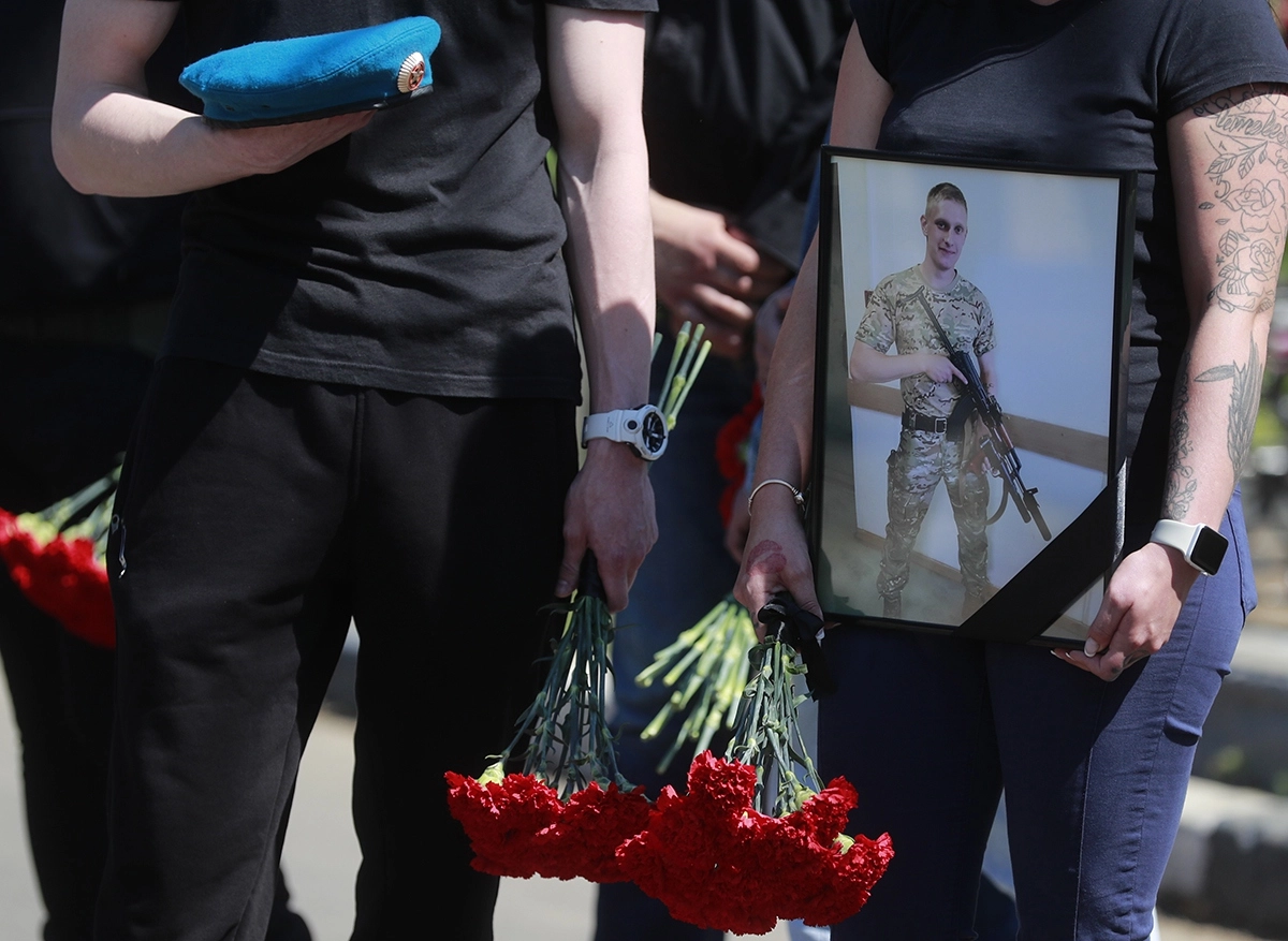 Спецназовец убили. Похороны Никиты Белянкина.