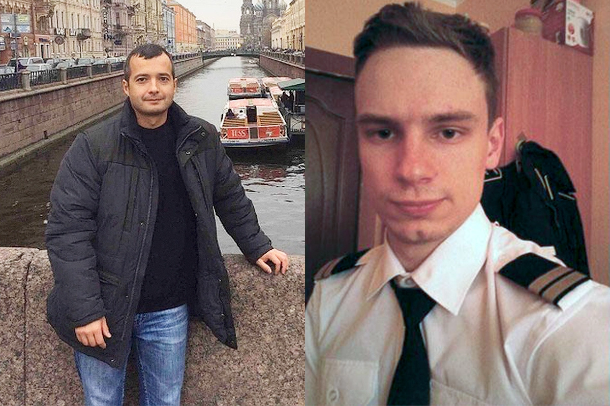 Командир воздушного судна Дамир Юсупов и второй пилот Георгий Мурзин