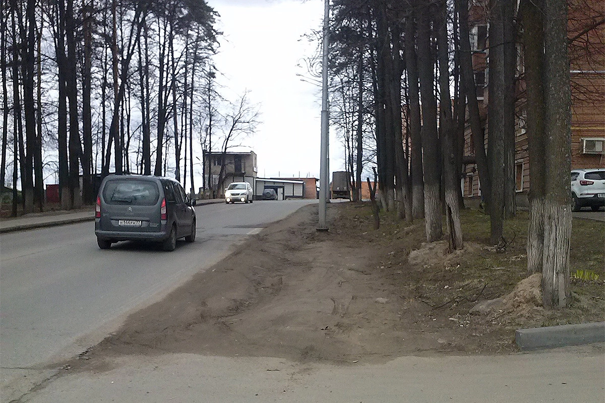 Обратите внимание, до какой дури траву выкосили. А она была по пояс. И забор убрали.