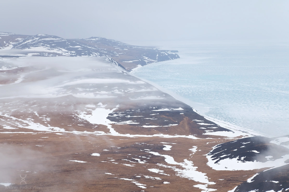 Восточно-сибирское море. Чаунская губа. Полуостров Шелагский. Арктическая Чукотка.