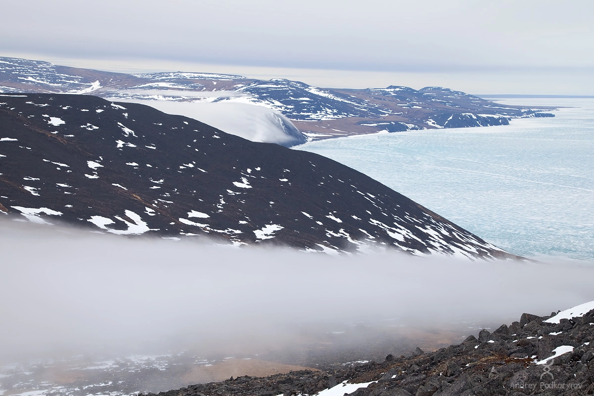 Восточно-сибирское море. Чаунская губа. Полуостров Шелагский. Арктическая Чукотка. Восточно-сибирское море. Чаунская губа. Полуостров Шелагский. Арктическая Чукотка.